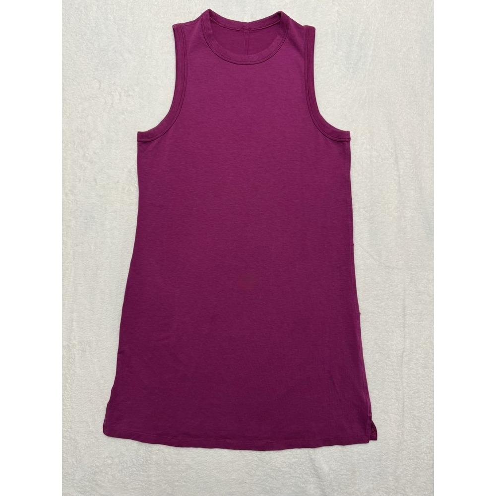 Lululemon Women's Classic Fit Cotton Blend Dress Vibrant Magenta Size 6